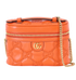 Mini GG Top Handle, &pound;850, Handbags, Orange, Leather, Front view